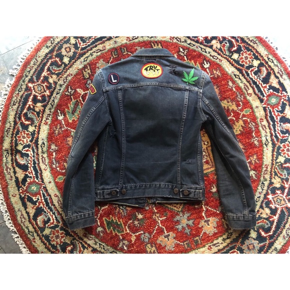Levi Grateful Dead Distressed Denim Jacket - Picture 2 of 7